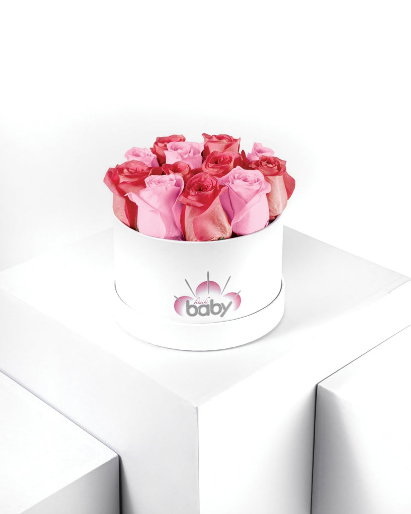 Mix Dark & Baby Pink Roses - Baby FitaihiMix Dark & Baby Pink Roses