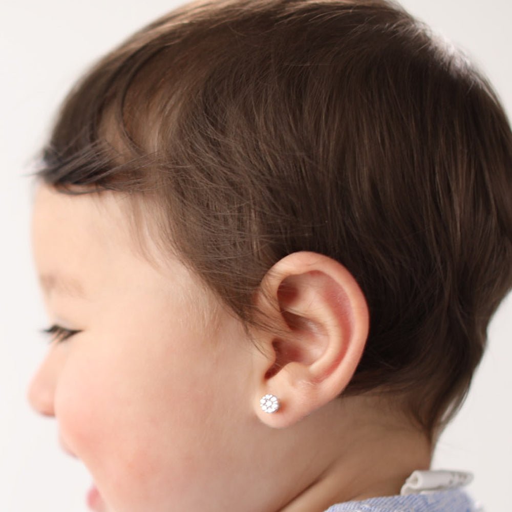 Necklace & Earrings Diamond Round Set - Baby FitaihiNecklace & Earrings Diamond Round Set