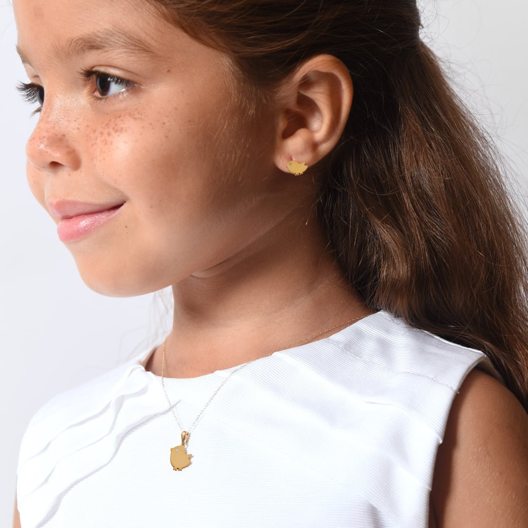 Necklace & Earrings Little Birdie Set - Baby FitaihiNecklace & Earrings Little Birdie Set