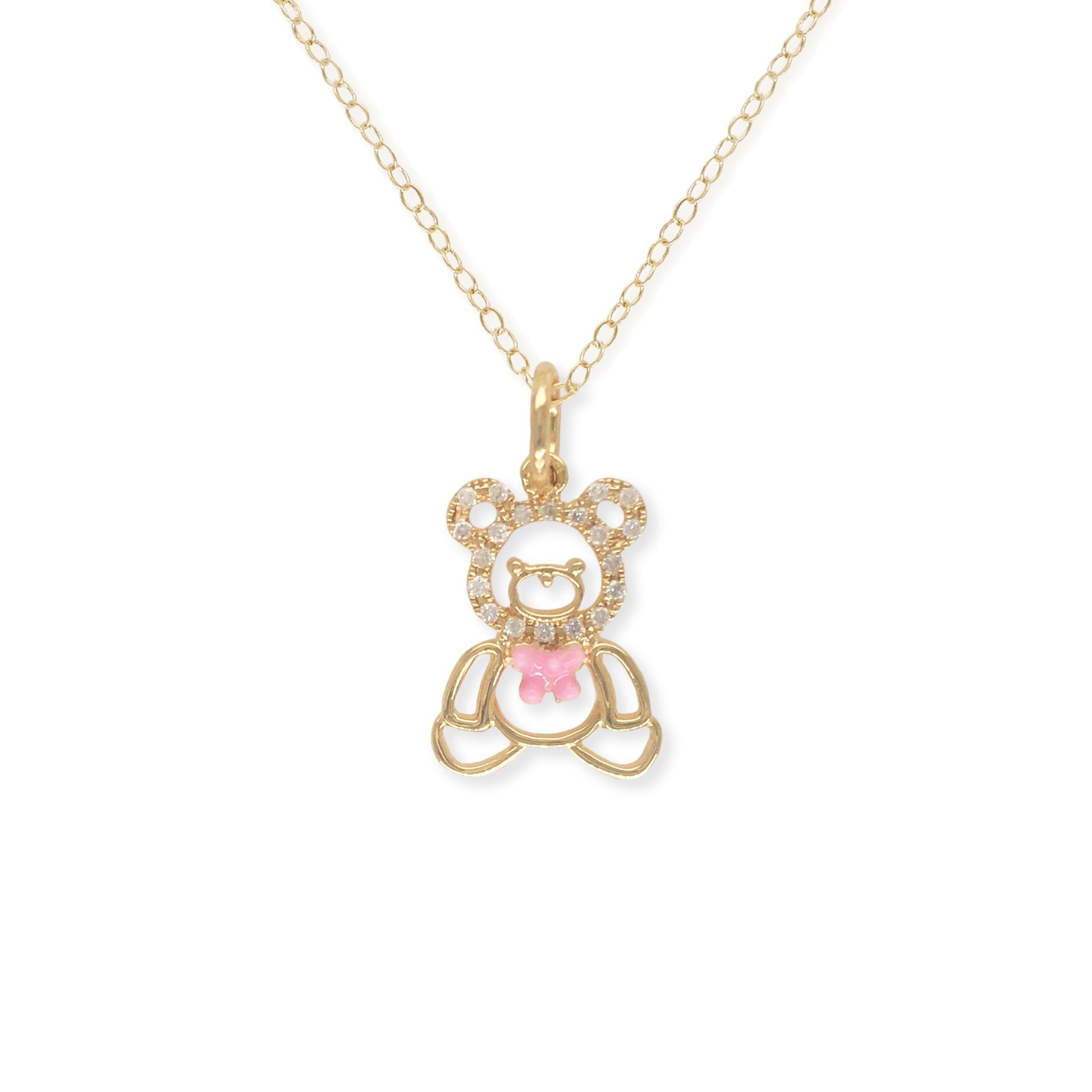 "Oscar The Teddy" Necklace - Baby Fitaihi"Oscar The Teddy" Necklace