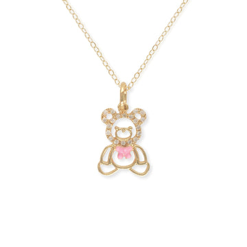 "Oscar The Teddy" Necklace - Baby Fitaihi"Oscar The Teddy" Necklace