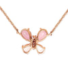 Pink Butterfly Necklace - Baby FitaihiPink Butterfly Necklace