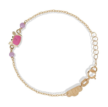 Pink Crab Bracelet - Baby FitaihiPink Crab Bracelet