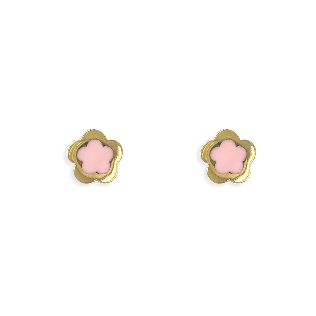 Pink Flower Earring - Baby FitaihiPink Flower Earring