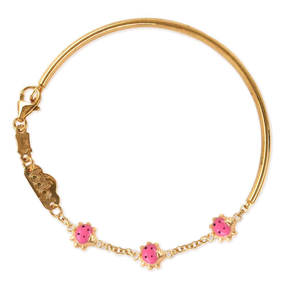 Pink Ladybug Bracelet - Baby FitaihiPink Ladybug Bracelet