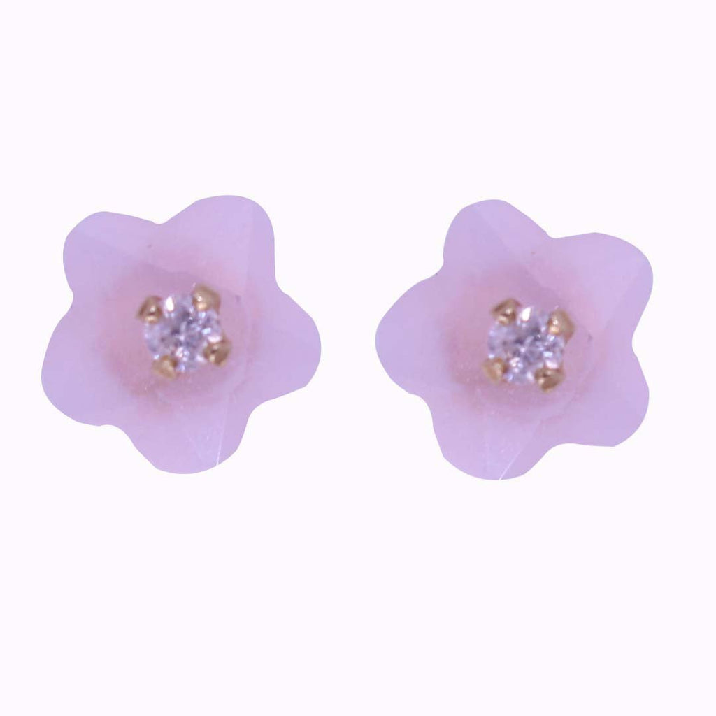 Pink Rose Earring - Baby FitaihiPink Rose Earring