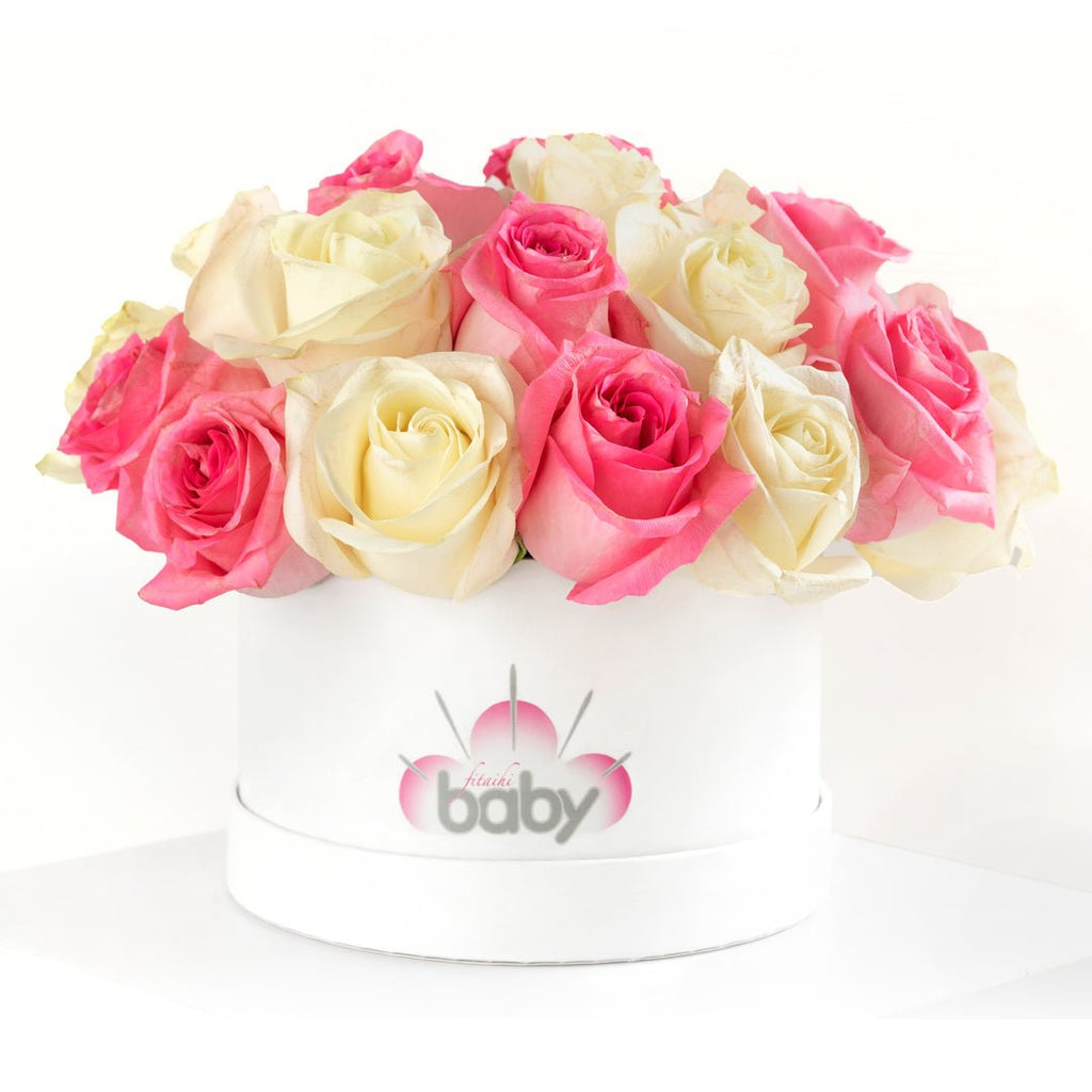 Pink & White Roses - Baby FitaihiPink & White Roses
