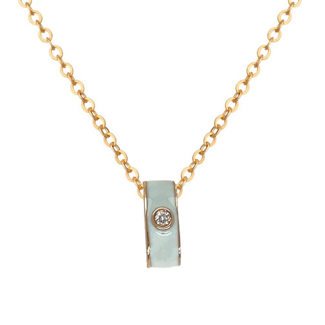 Pistachio Green Necklace - Baby FitaihiPistachio Green Necklace