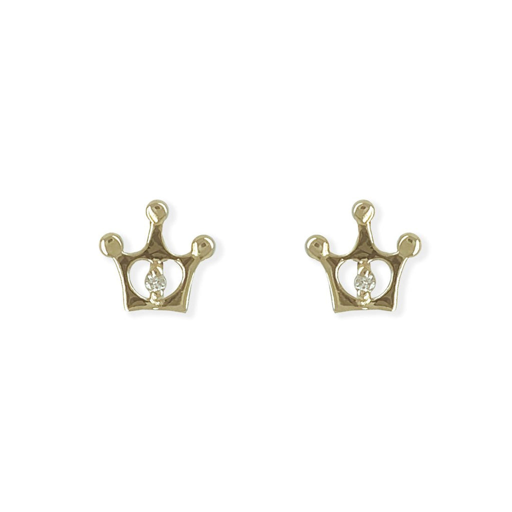 Princess Crown Earrings - Baby FitaihiPrincess Crown Earrings
