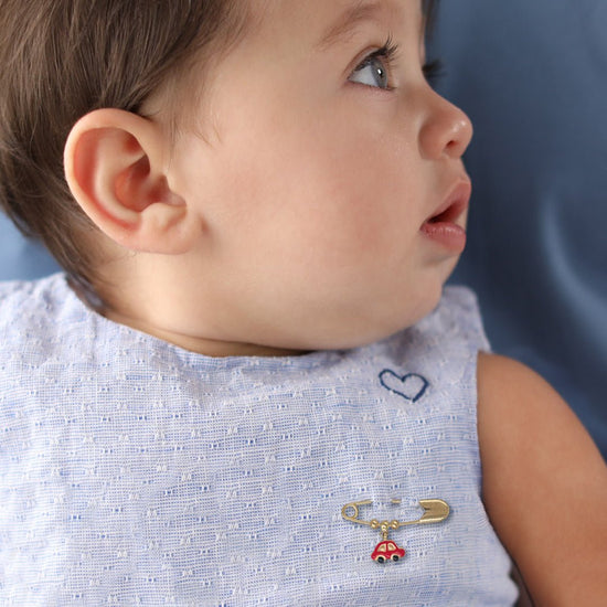 Red Car Baby Pin - Baby FitaihiRed Car Baby Pin