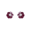 Roses Rhodolite Earrings - Baby FitaihiRoses Rhodolite Earrings