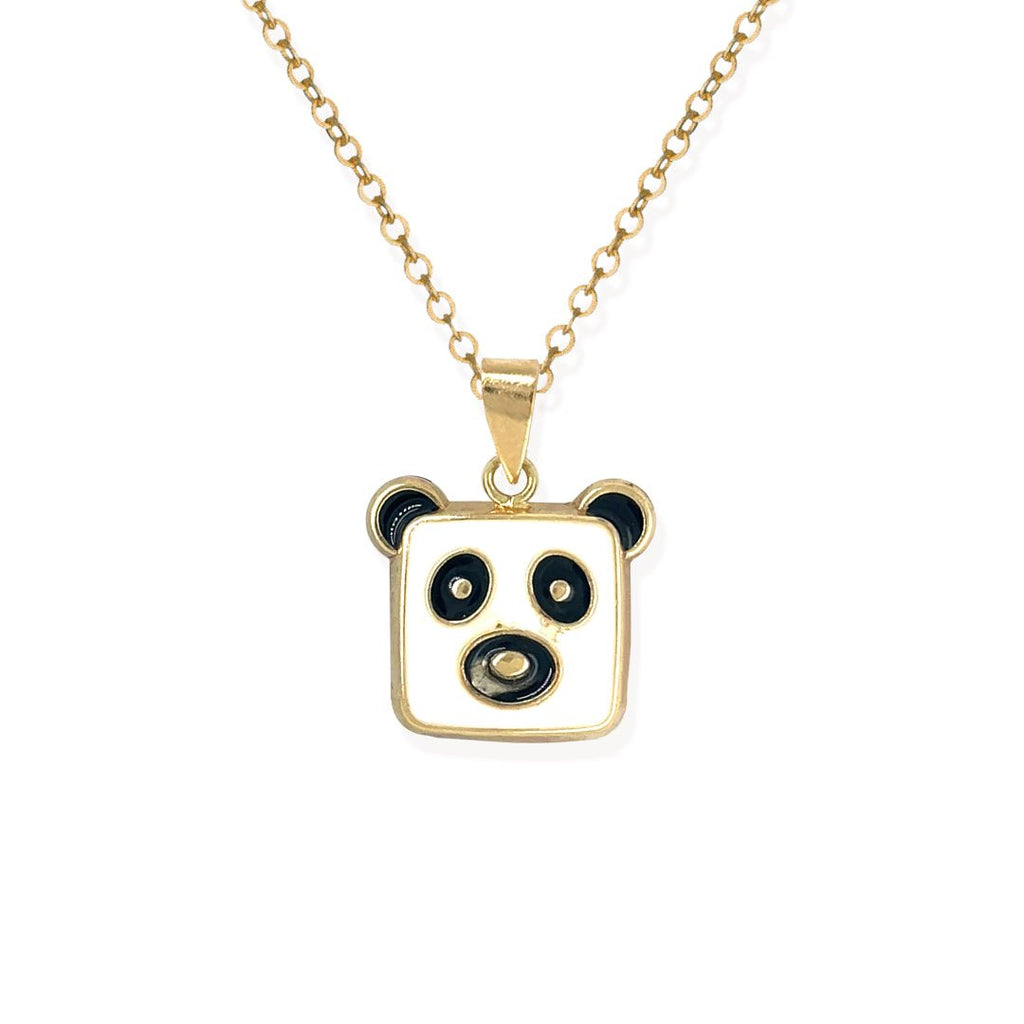 Square Panda Necklace - Baby FitaihiSquare Panda Necklace