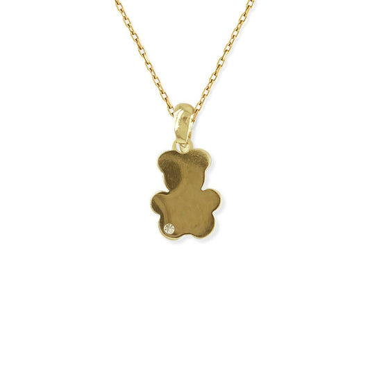 Teddy Bear Shape Gold an Diamond Set - Baby FitaihiTeddy Bear Shape Gold an Diamond Set