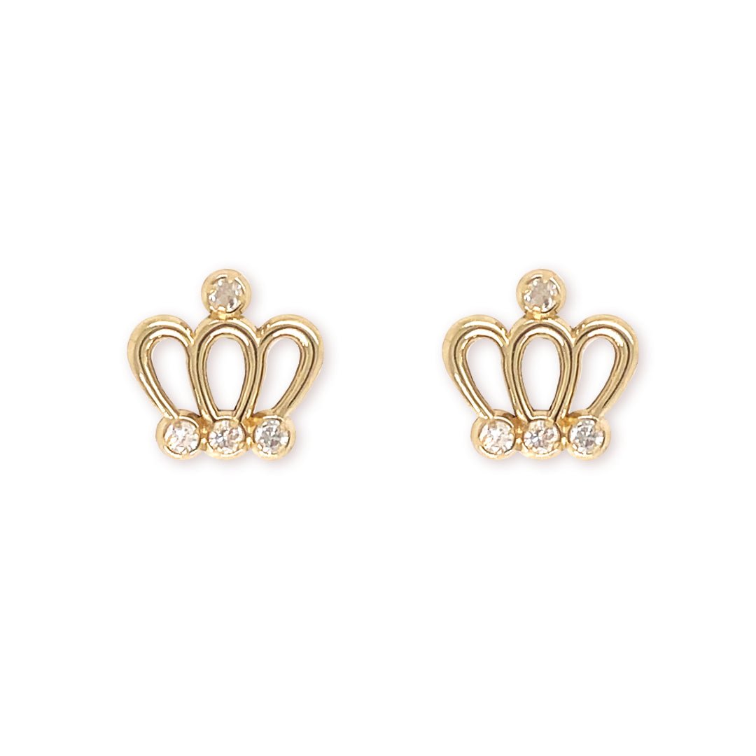 The Crown Diamond Studs - Baby FitaihiThe Crown Diamond Studs