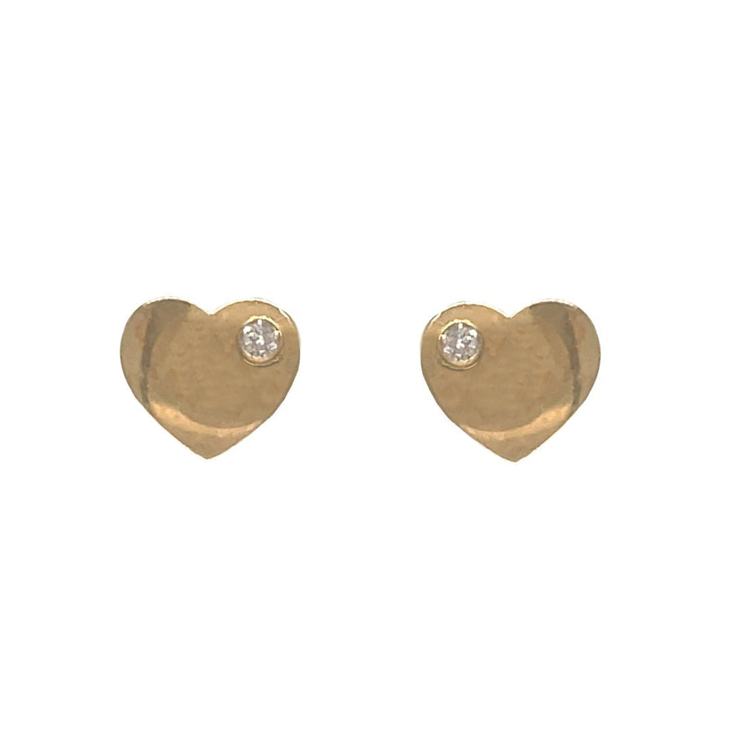 The Diamond Heart Earrings - Baby FitaihiThe Diamond Heart Earrings