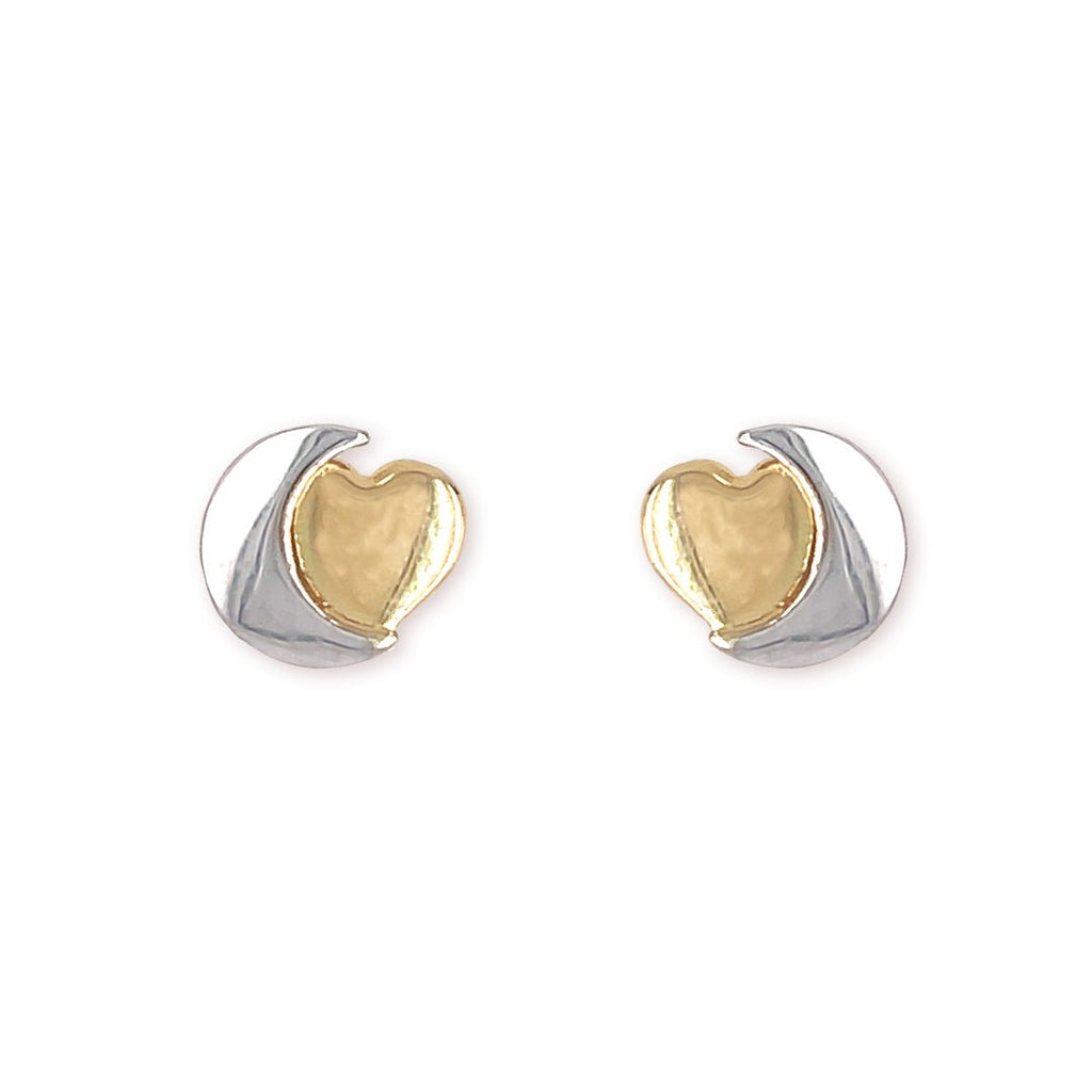 The Heart Moon Studs - Baby FitaihiThe Heart Moon Studs