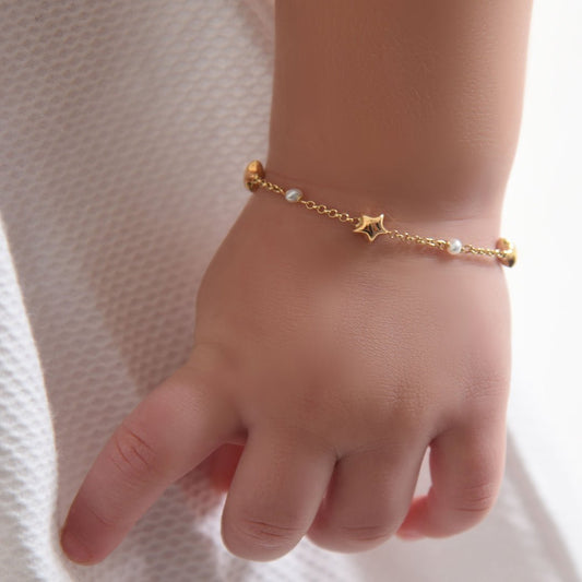 Triple Star Bracelet - Baby FitaihiTriple Star Bracelet