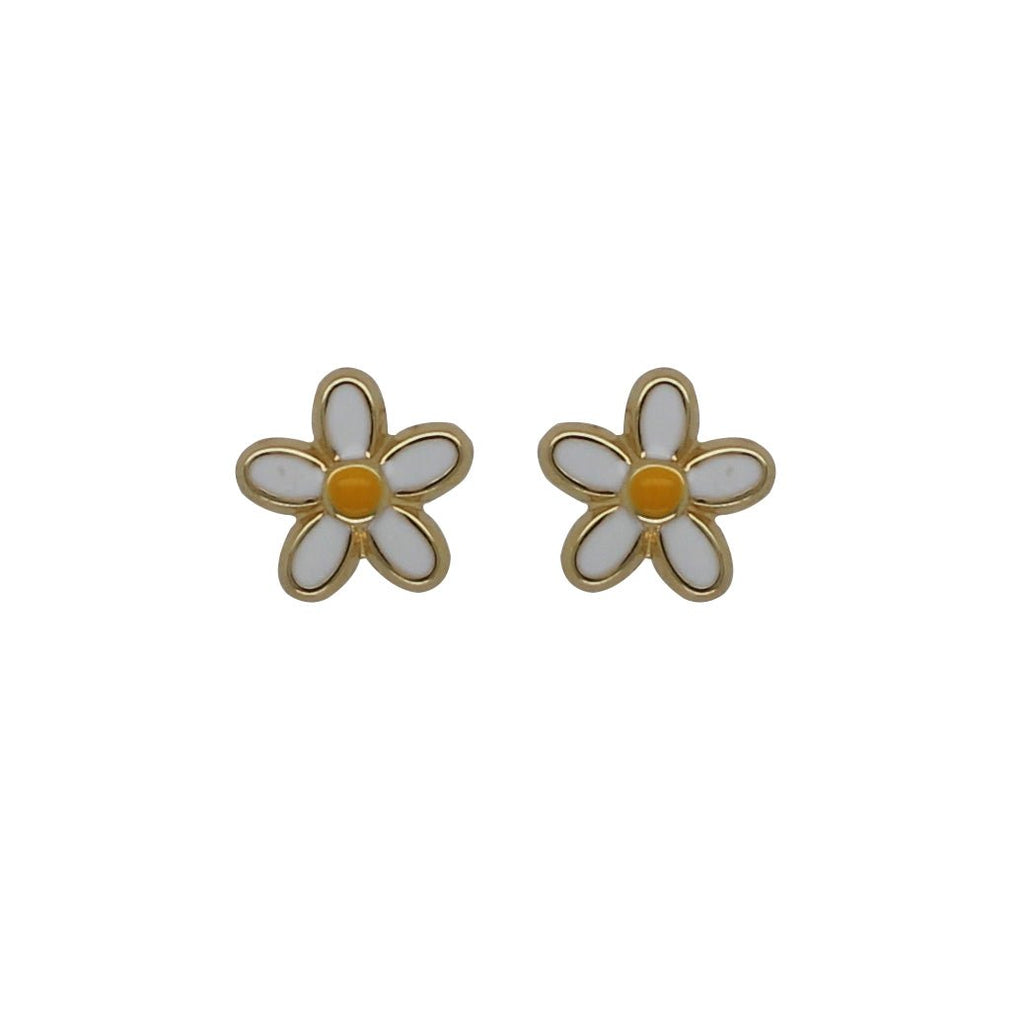 White Spring Flower Earrings - Baby FitaihiWhite Spring Flower Earrings